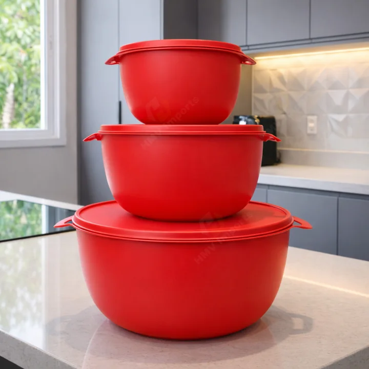 Conjunto de bowls com tampa